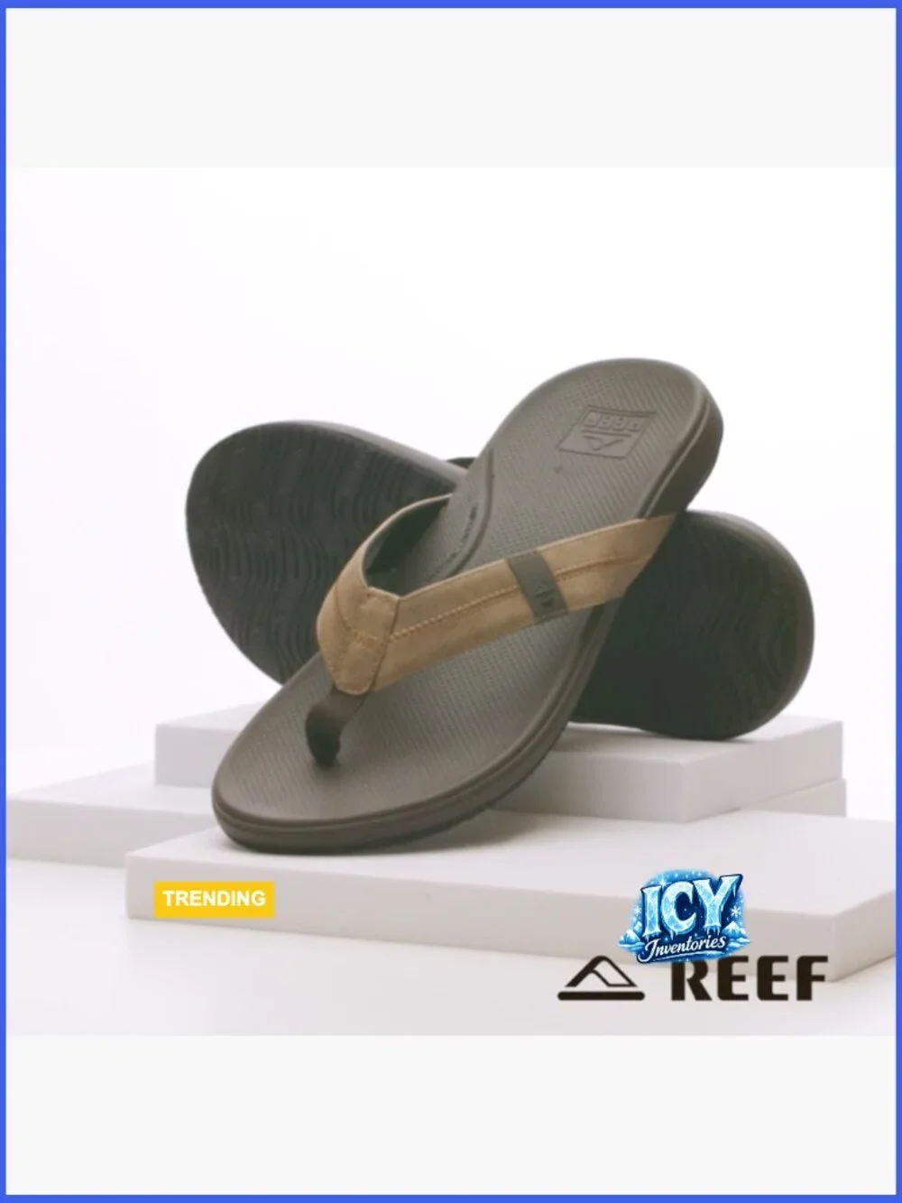 Men's Cushion Phantom Flip Flop Sandals EVA Rubber